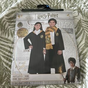 🔥ONE DAY SALE Kids Harry Potter HufflePuff Robe Halloween Costume with Bow